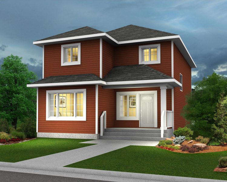 kea showhome concept with blue sky background