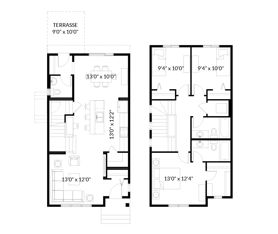 alexander floor plan in french