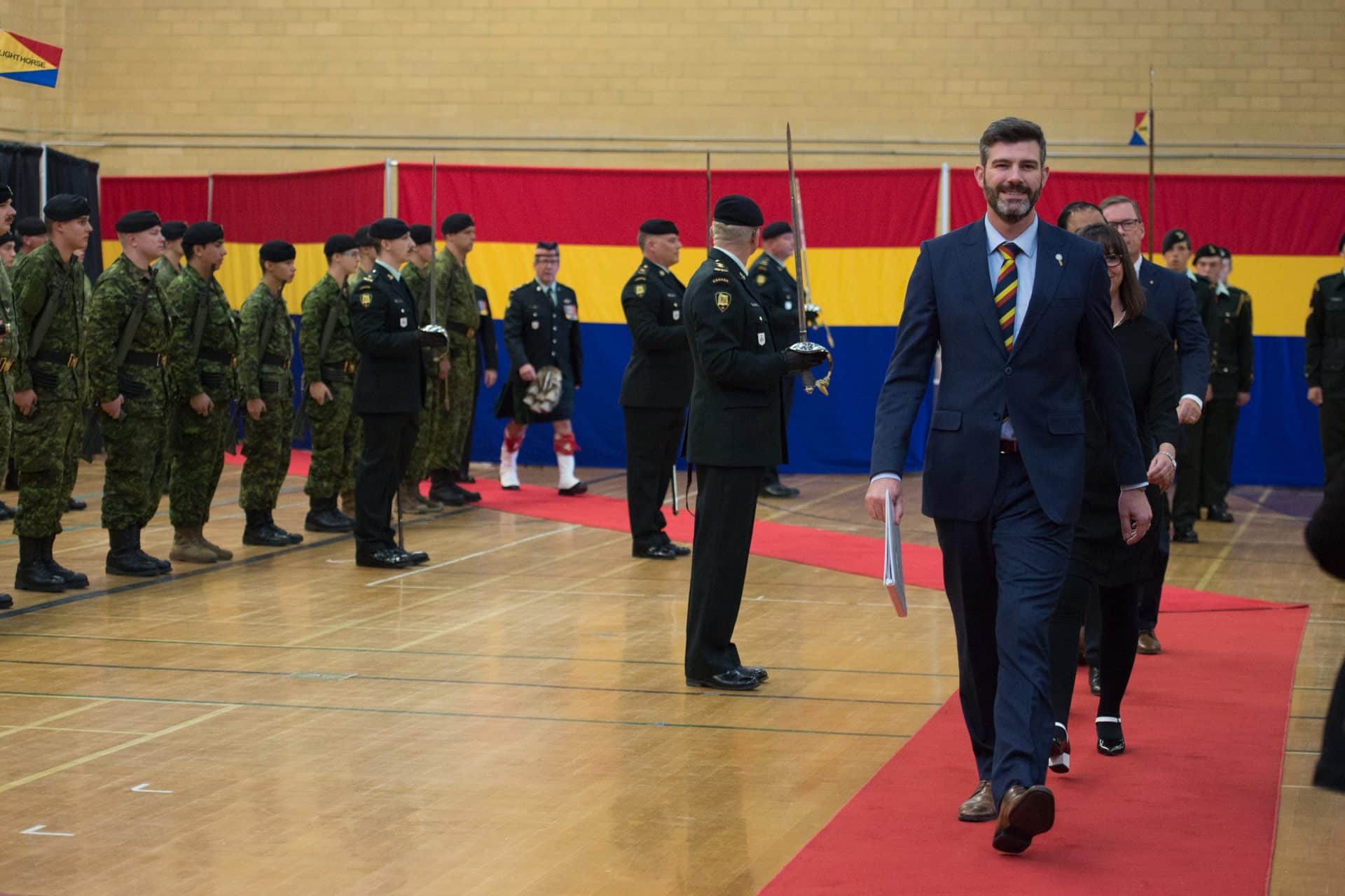 mayor Don Iveson at griesbach military event