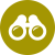 binoculars icon Icône de jumelles.